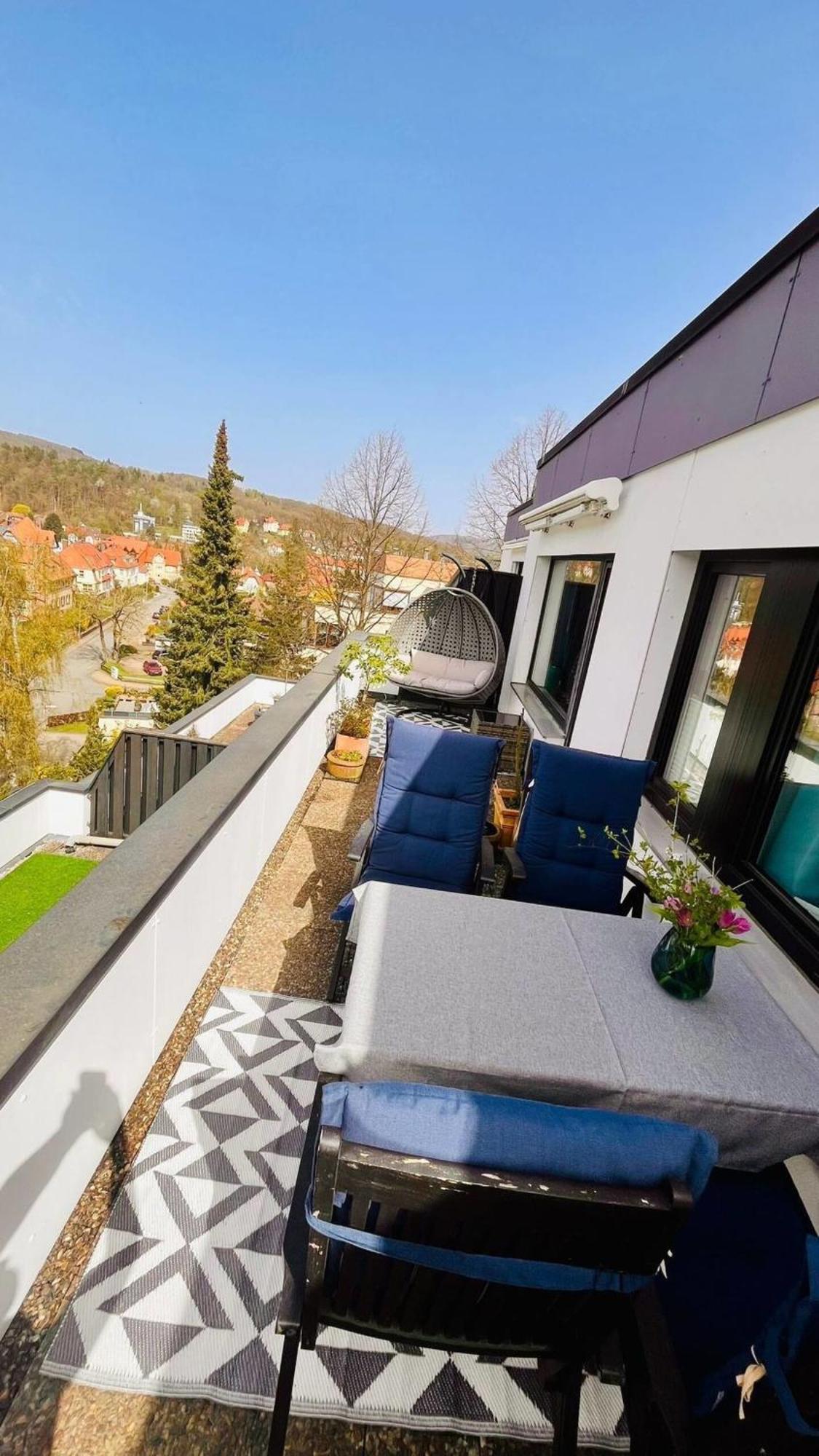 Das Kleine Penthouse Mit Kamin Бад Захса Екстериор снимка